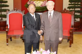 Máximo dirigente partidista de Vietnam resalta amistad con Camboya 