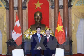 Presidente de Vietnam destaca visita del premier canadiense