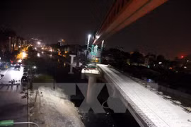 Primer ferrocaril elevado de Vietnam entrará en funcionamiento experimental