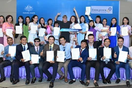 Vietnamitas ganadores de becas gubernamentales australianas comenzarán sus estudios