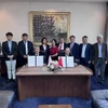 La Sociedad de Pesca de Vietnam y Kunihiro Inc. firmaron un memorando de entendimiento sobre cooperación en la producción y procesamiento de ostras. (Foto: VNA)