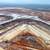 En la obra del Aeropuerto Internacional Long Thanh (Foto: VNA)