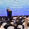 En la ceremonia de inauguración de la Semana Nacional de Marcas de Vietnam 2026. (Foto: VNA)