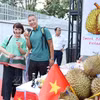 El durian vietnamita se está promocionando en Beiijng. (Foto: VNA)