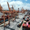 Mercancías en el puerto de Hai Phong, en la ciudad portuaria homónima del norte del país. (Foto: VNA)