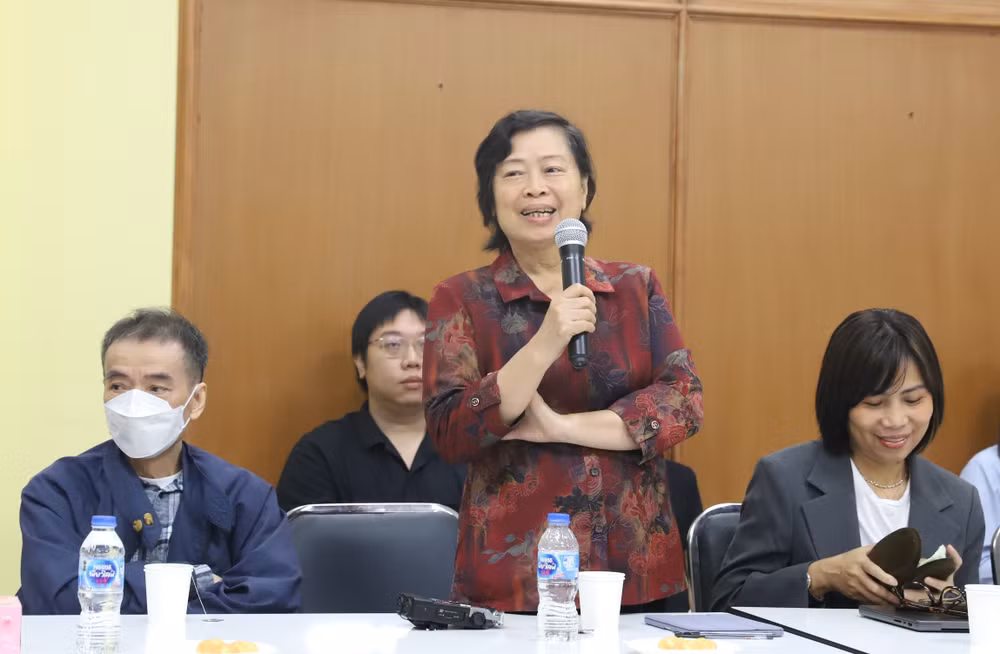 Nguyen Thi Kim Oanh, del Instituto Asiático de Tecnología (AIT), habla en el evento (Fuente: VNA)