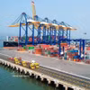 Terminal internacional de contenedores Hateco Hai Phong. (Foto: VNA)