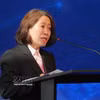 La embajadora de Vietnam en Argentina, Ngo Minh Nguyet, habla en el evento. (Fuente: VNA)