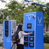 Armarios de intercambio de baterías en Hanoi. (Fuente: VNA)