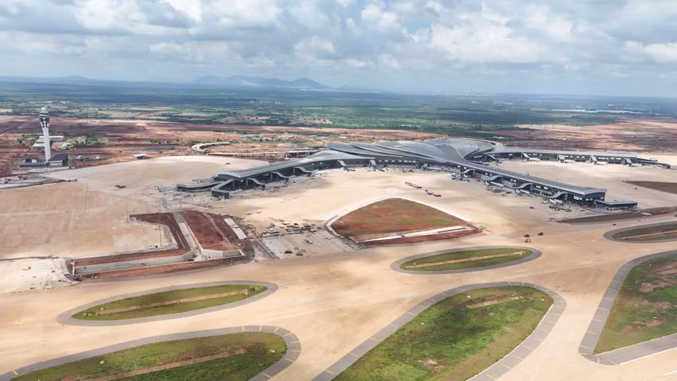 Vista panorámica del aeropuerto de Long Thanh a principios de julio de 2026. Foto: VNA