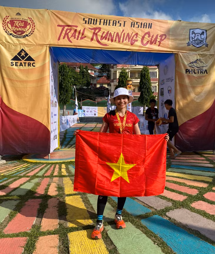 La corredora vietnamita Nguyen Thi Ngoc Anh. (Foto: Vnexpress)