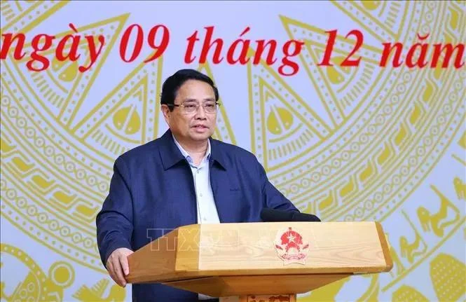 El primer ministro vietnamita habla en el evento. (Fuente: VNA)
