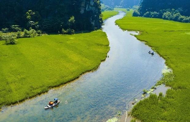 Zona turística de Tam Coc, Ninh Binh. (Fuente: VNA)