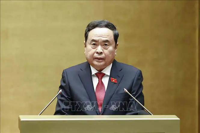 El presidente de la Asamblea Nacional de Vietnam, Tran Thanh Man (Fuente: VNA)