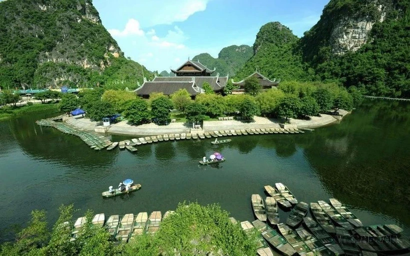 El complejo de Trang An en la provincia de Ninh Binh. (Foto: VNA)