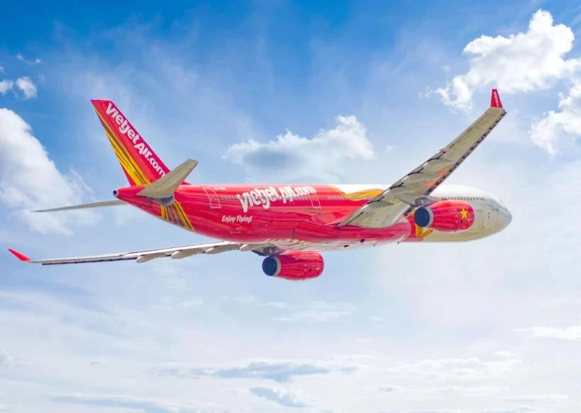 Un avión de Vietjet Air. (Foto: VNA)