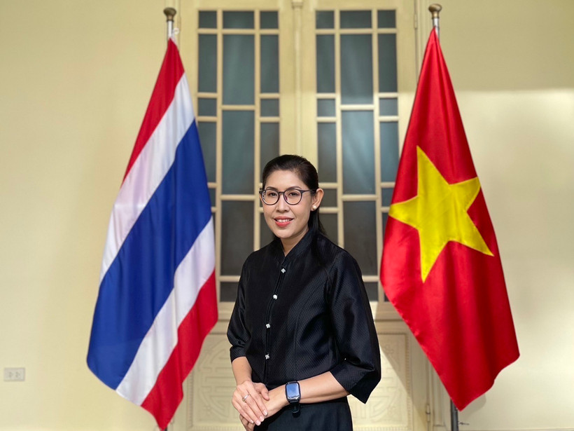 La embajadora tailandesa en Vietnam, Urawadee Sriphiromya. (Fuente:VNA)