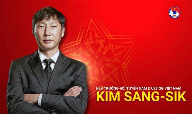 Sudcoreano Kim Sang-sik será nuevo entrenador de selección nacional de fútbol vietnamita. (Fuente:VFF)