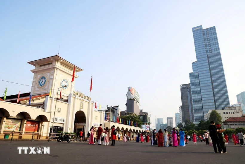 Centro de Ciudad Ho Chi Minh. (Fuente:VNA)