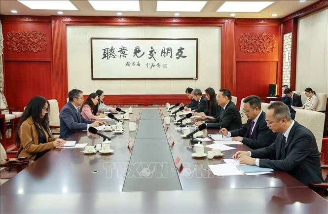 Panorama de la reunión. (Foto: VNA)