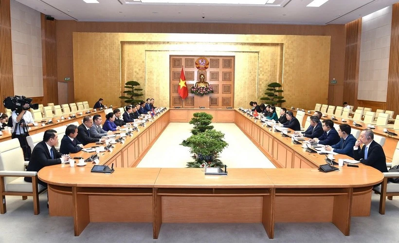 Panorama de la reunión. (Foto: VNA)