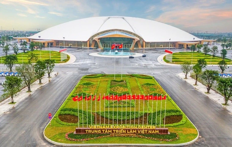 El Centro Nacional de Exposiciones en Hanoi albergará la exposición sobre los éxitos de Vietnam con motivo del 80º aniversario del Día Nacional. (Foto: baochinhphu.vn) 