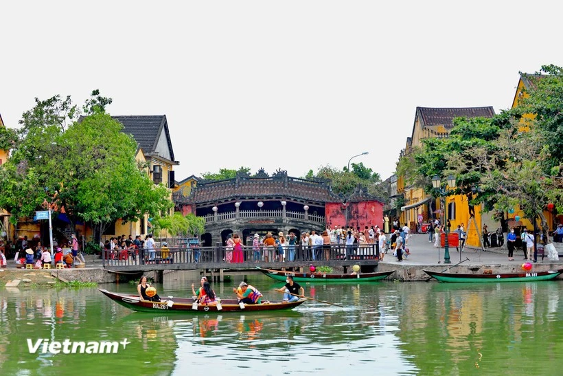 El Puente Cau es un patrimonio arquitectónico único dentro del casco antiguo de Hoi An, en la ciudad de Da Nang. (Foto: VNA)