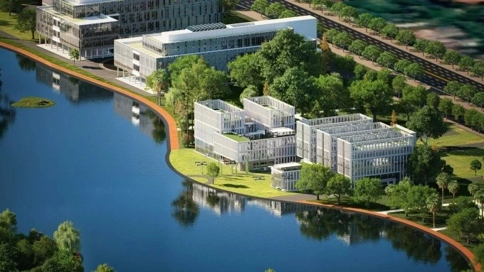 Representación parcial del proyecto del Parque Tecnológico Digital y de Usos Múltiples. (Foto: FPT)