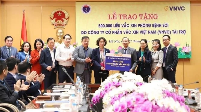 Vietnam’s Health Ministry Gets 500K Measles Vaccine Doses