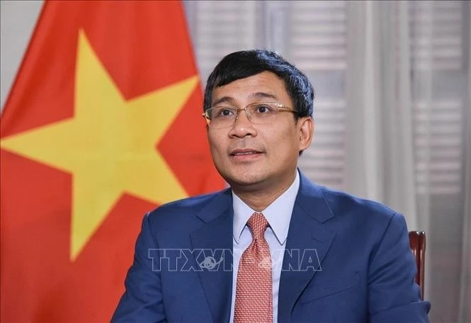 El viceministro permanente de Relaciones Exteriores y titular de la Comisión Nacional de Vietnam para la Unesco, Nguyen Minh Vu. (Foto: VNA)