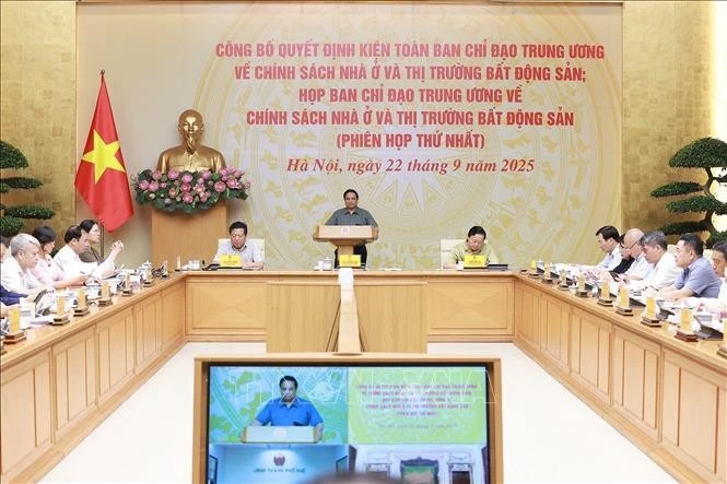 El primer ministro Pham Minh Chinh habla en el evento (Fuente: VNA)