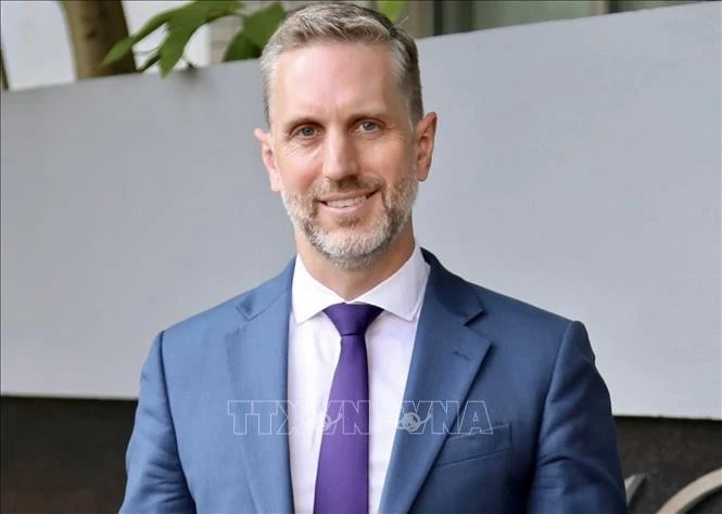 Matt Jackson, representante en jefe del Fondo de Población de las Naciones Unidas (UNFPA) en Vietnam. (Foto: VNA)