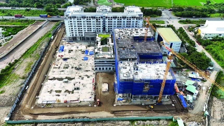 Un proyecto de vivienda social para trabajadores en alquiler en Ciudad Ho Chi Minh. (Foto: baodautu.vn)