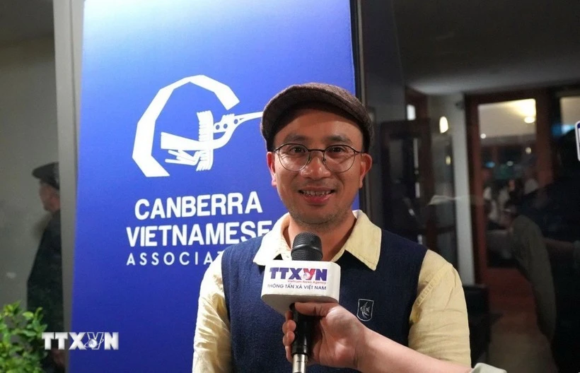 Harry Hoang, presidente de la Asociación de Vietnamitas en Canberra. (Foto: VNA) 