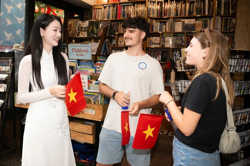 Turistas extranjeros en Vietnam. (Fotografía: VNA)