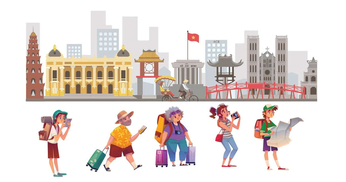 Llegadas de turistas extranjeros a Vietnam crecen 21,5%