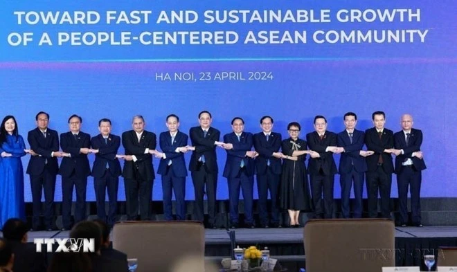 El primer ministro Phạm Minh Chính asiste al Foro del Futuro de la Asean 2024. (Foto: VNA) 