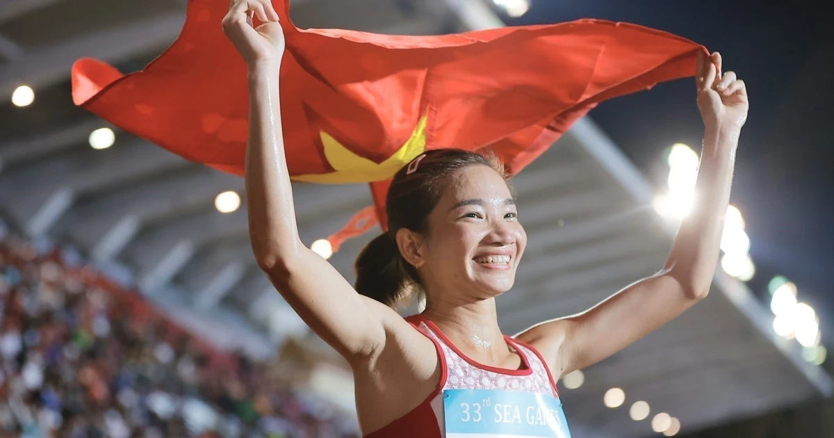 Nguyen Thi Oanh alcanza el hito de 15 oros en atletismo en los SEA Games