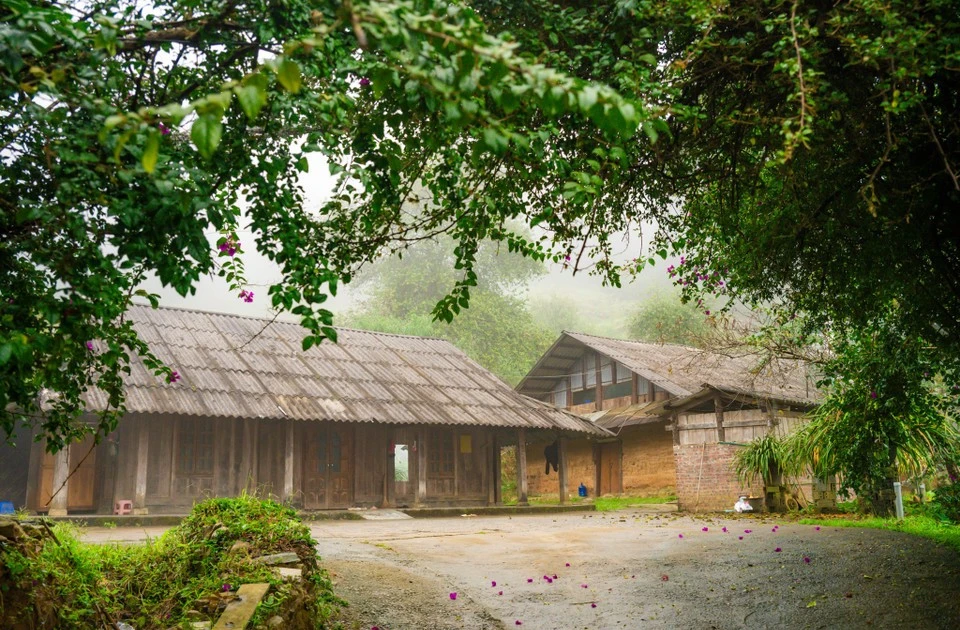 En Sin Suoi Ho, los valores indígenas se conservan bastante intactos, desde las fiestas tradicionales, las costumbres, los trajes típicos, la gastronomía, la arquitectura de cada casa hasta las cercas de piedra cubiertas de musgo que serpentean por el pequeño sendero que conduce al pueblo. (Foto: VNA)