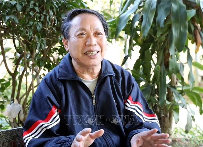 Hoang Van Pao, presidente de la Unión de Asociaciones de Ciencia y Tecnología y jefe del Consejo Asesor Sociocultural del Frente de la Patria de Vietnam en Lang Son. (Foto: VNA)