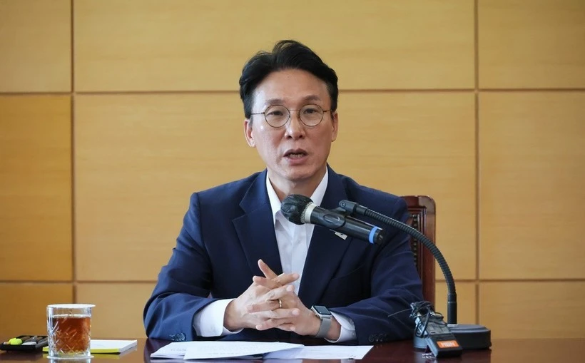 El primer ministro de Corea del Sur, Kim Min Seok (Foto: Yonhap/VNA) 
