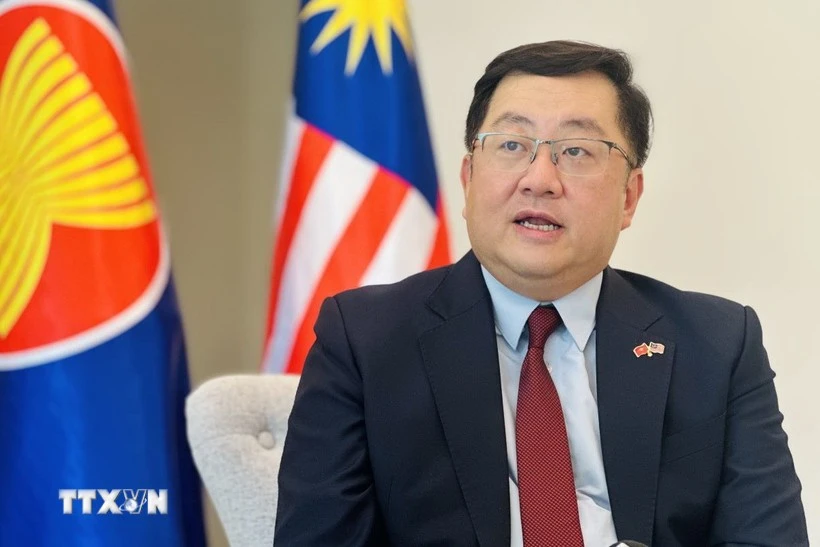 El embajador de Malasia en Hanoi, Dato' Tan Yang Thai. (Foto: VNA)
