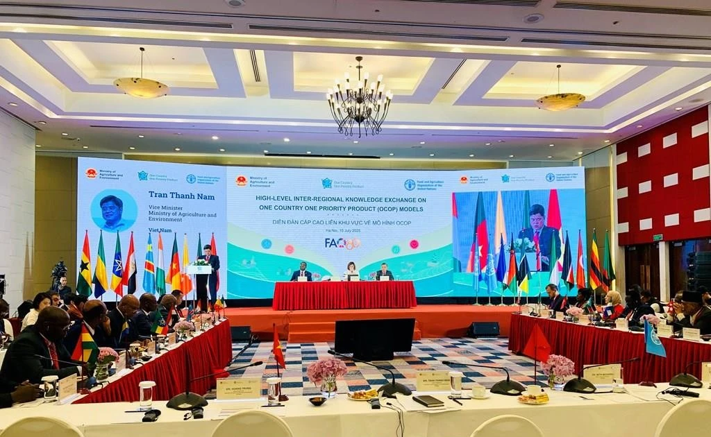 Sesiona en Vietnam foro internacional sobre modelo agrícola 'Una comuna, un producto'