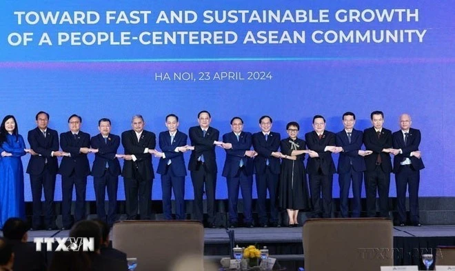 El premier vietnamita Pham Minh Chinh asiste al Foro del Futuro de la Asean. (Fuente: VNA) 