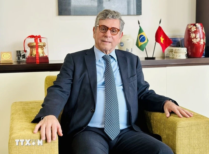 El embajador de Brasil en Vietnam, Marco Farani. (Fuente: VNA) 