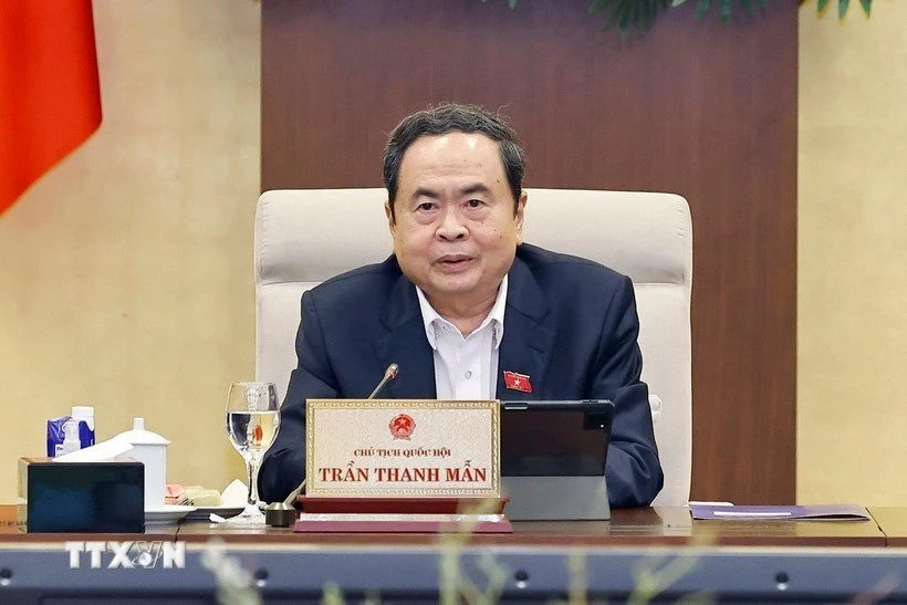 El presidente de la Asamblea Nacional de Vietnam, Tran Thanh Man. (Foto: VNA)