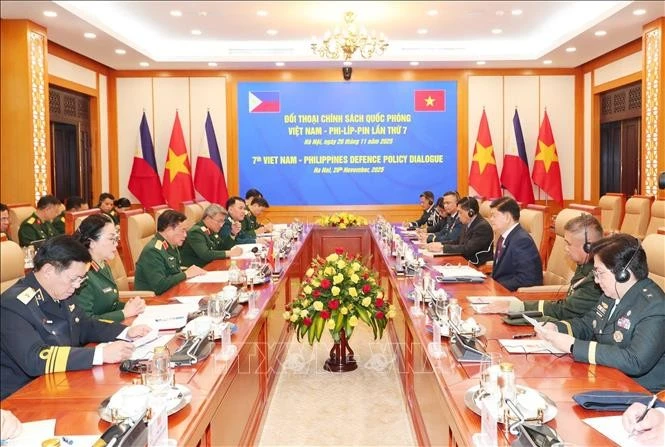 Vietnam y Filipinas realizan diálogo sobre políticas de defensa. (Foto: VNA)