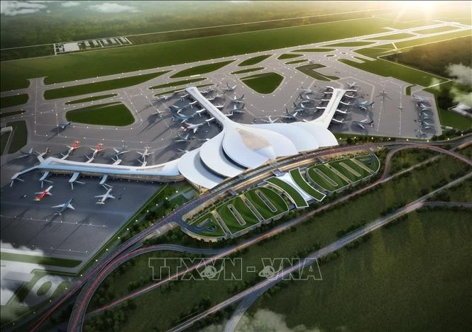 El aeropuerto internacional Long Thanh entrará en funcionamiento en 2026. (Foto: VNA)
