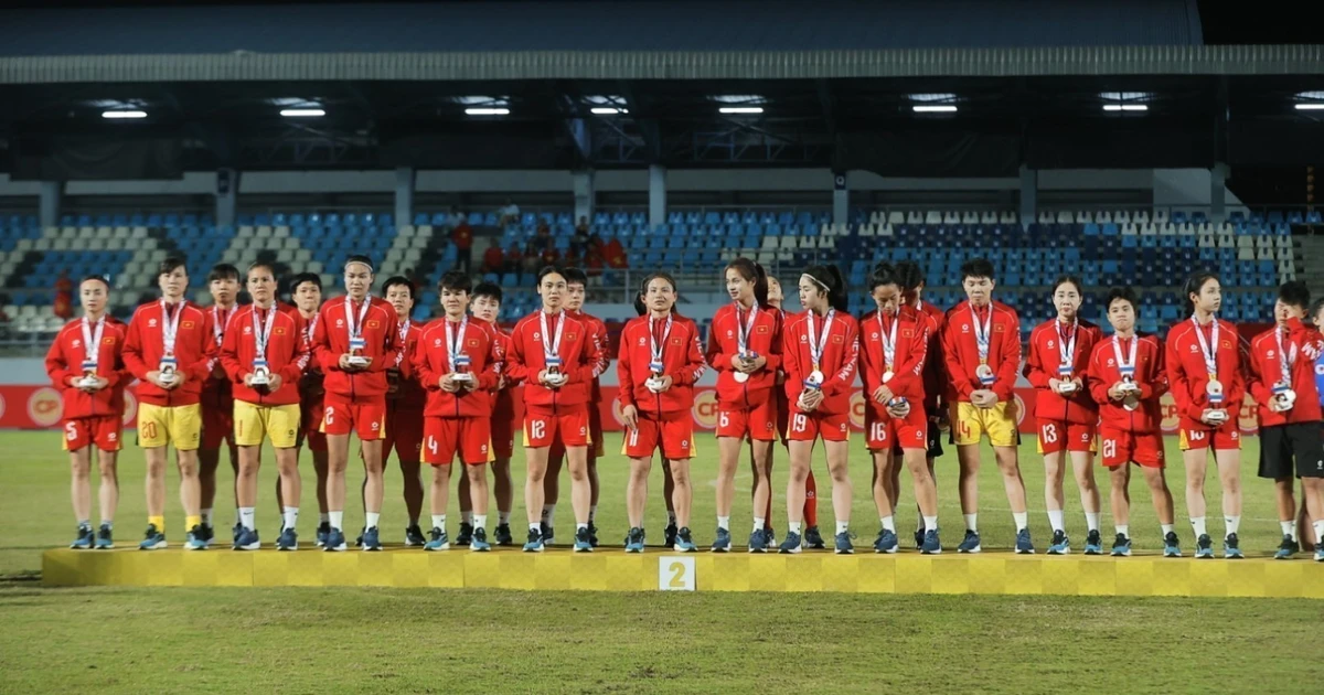 La selección femenina de Vietnam llega a la final del fútbol de los SEA Games. (Foto: VNA)