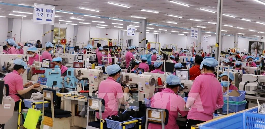 Producción industrial de Vietnam crece en las 34 localidades. (Foto: VNA) 